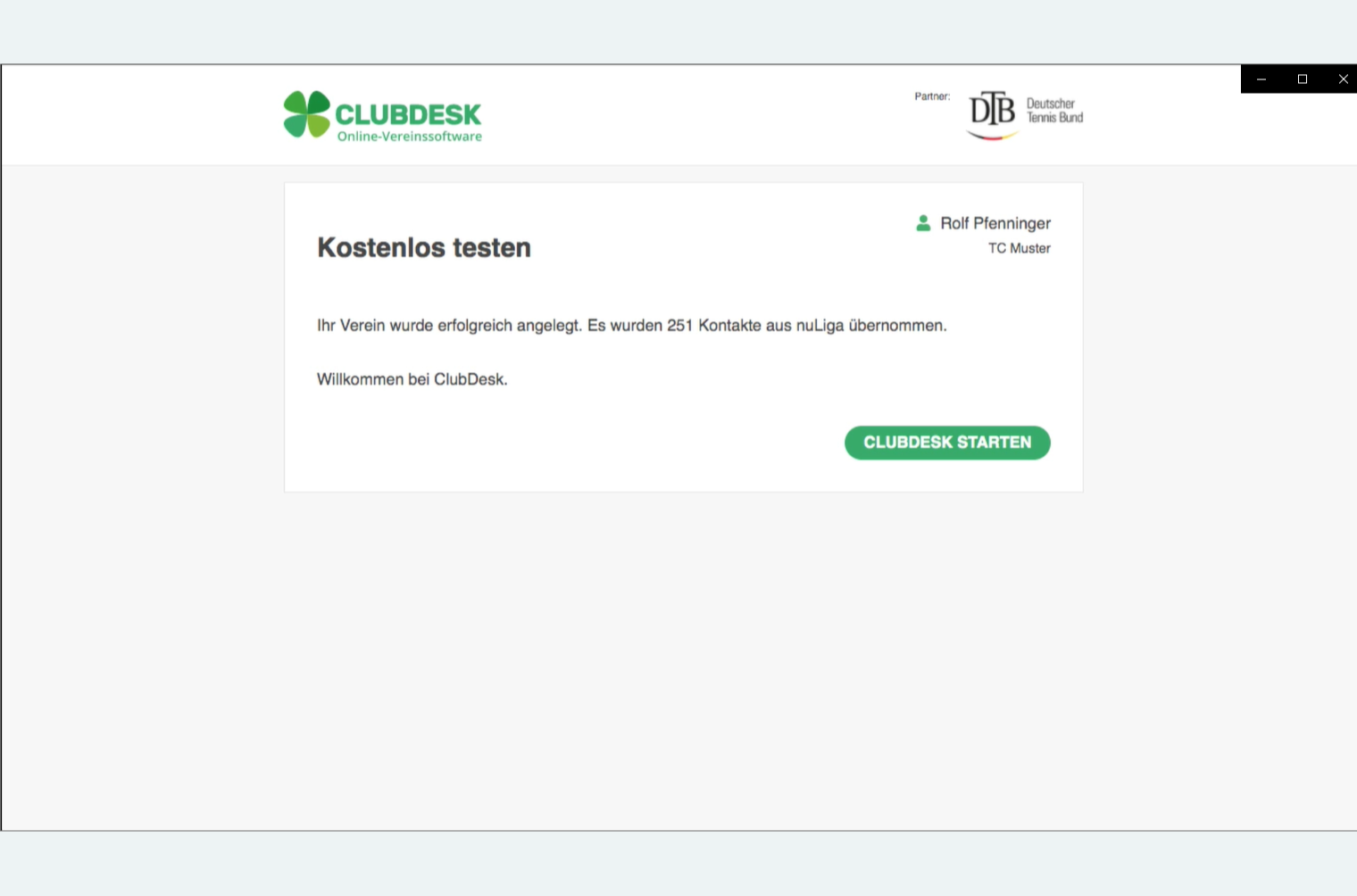 07_ClubDesk DatenuebernahmeAbgeschlossen
